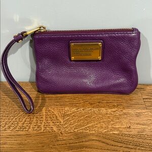Marc by‎ Marc Jacobs Classic Q Purple Wristlet